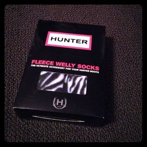 Hunter fleece welly socks