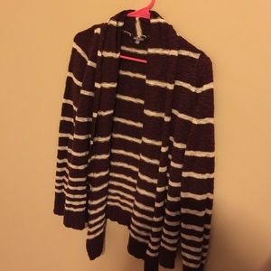 Charlotte Russe striped cardigan