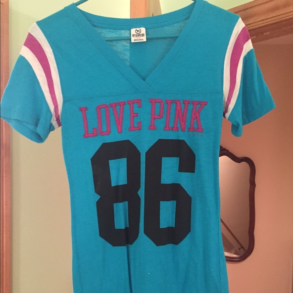 blue PINK shirt