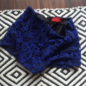 Akita lace high waisted hot shorts