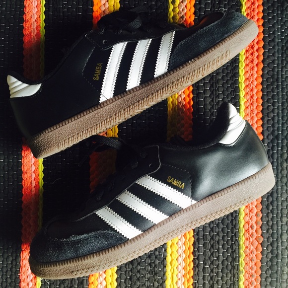 Adidas Samba Blk/White Size 7.5