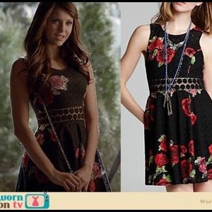 black floral free people dress!