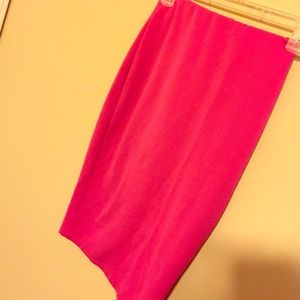 Hot pink bandage skirt