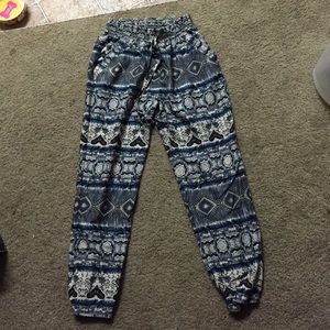 Patterned Joggers