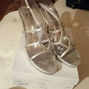 Silver party shoes