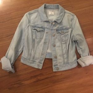 Old Navy Light Denim Jacket SMALL PETITE