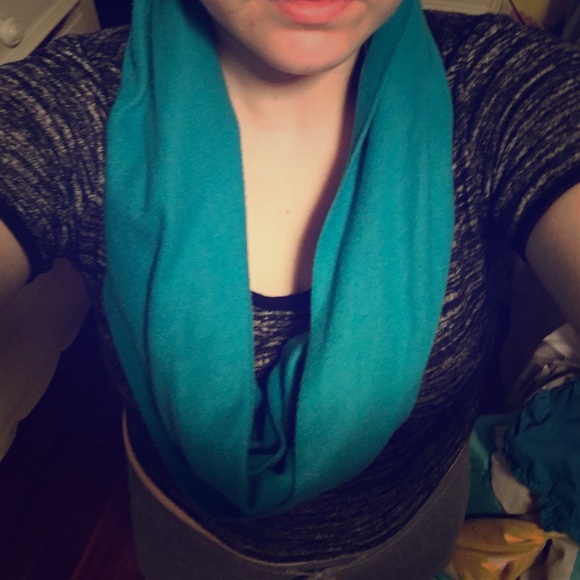 Teal Blue Scarf