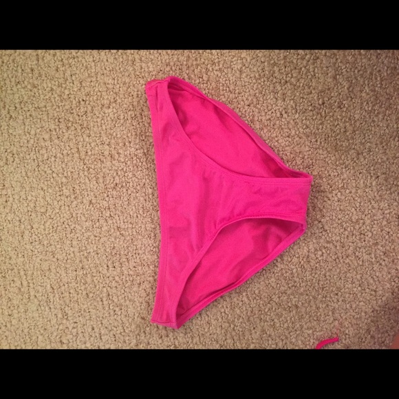 Pink bikini bottoms