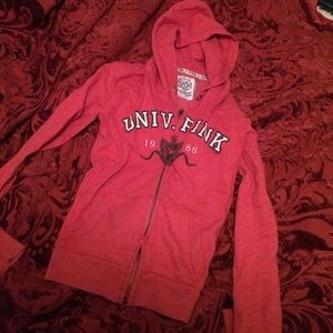 Slim fit PINK zip up hoodie LAST CHANCE TO BUY