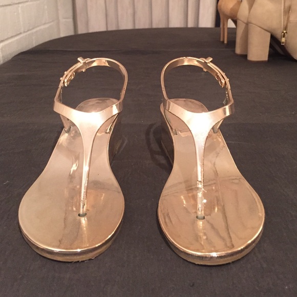 BCBG wedge sandals
