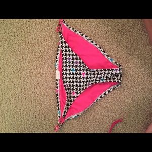 Houndstooth swim suit bottoms