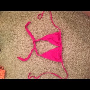 Plain pink swim top
