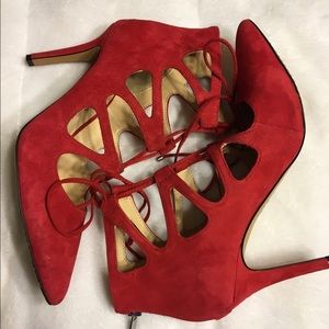 Vince Camuto red heels