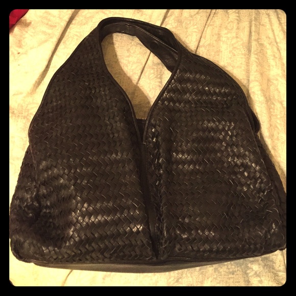 Handbags - Sondra Roberts leather woven purse