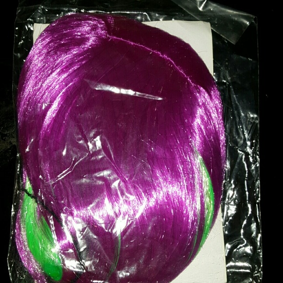 Purple and Green Enchanted Wig - Picture 3 of 3