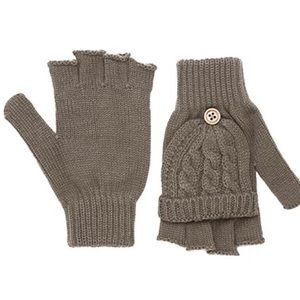 Taupe Mitten gloves