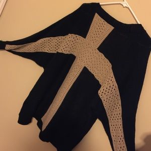 Cross back cardigan very comfy