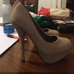 Tan High heels
