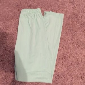OS leggings- Mint with Elastic Waistband