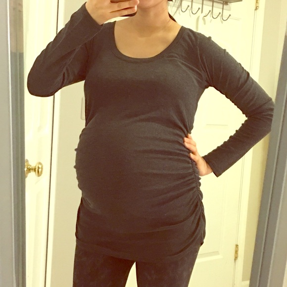 LAmade Maternity Basic Long Top
