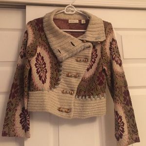 Anthro sweater/jacket