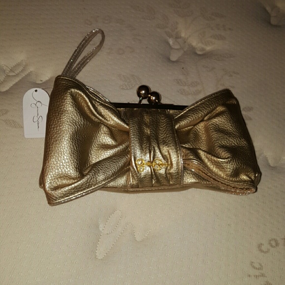 Bow shaped Jessica Simpson clutch