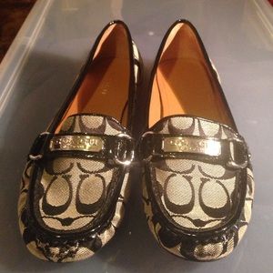 Black Coach flats