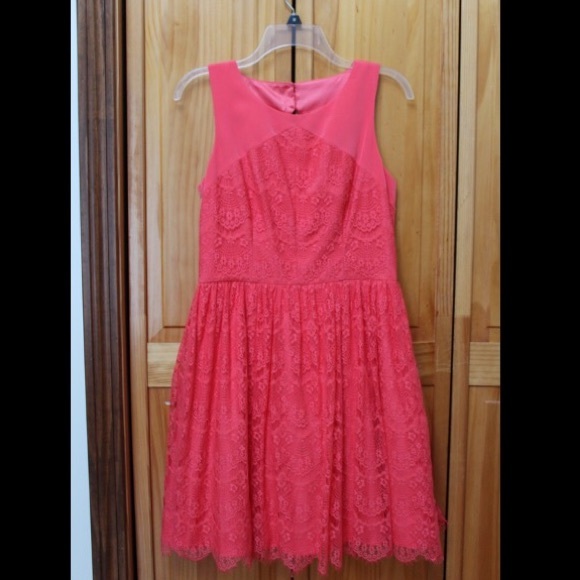 Pink Lace Dress