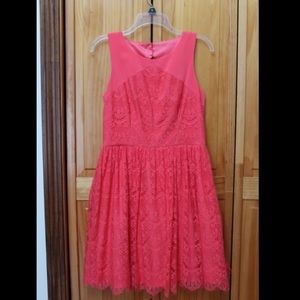 Pink Lace Dress