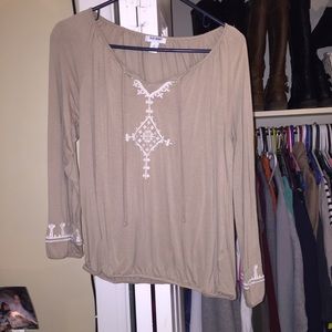 Cute tan top