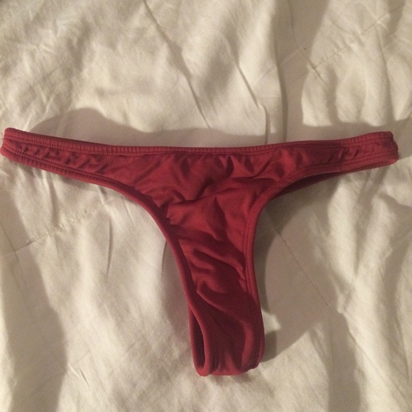 MIDORI MAROON WILD HEARTS BOTTOM