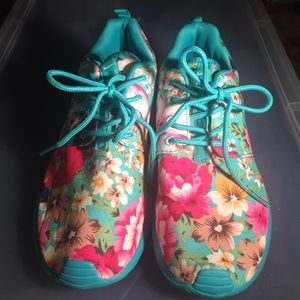 Floral sneakers