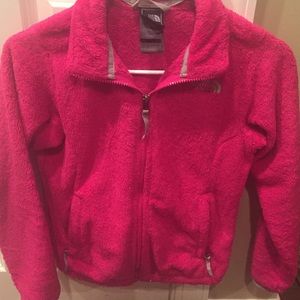 North Face girls fleece jacket