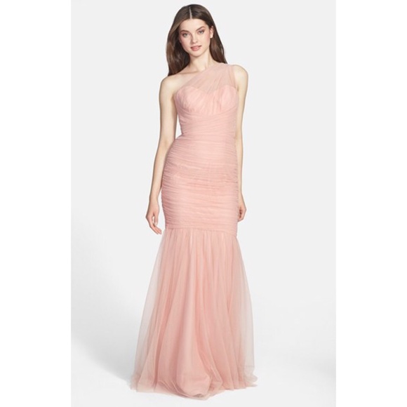 One Shoulder Tulle Dress