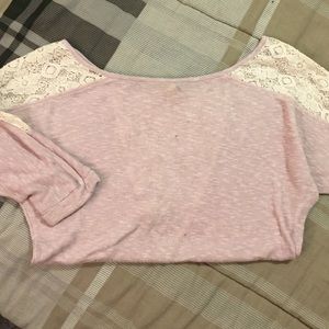 Lovely lace and people top