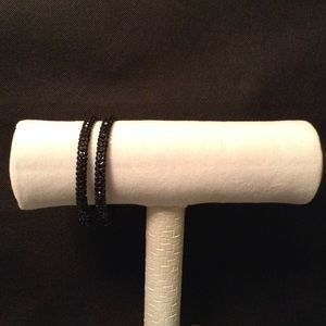 Two Black Cyrstal Bracelets