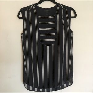 J Crew sleeveless striped blouse