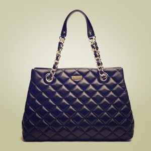 "Gold Coast - MaryAnne" Quilted Leather Shopper