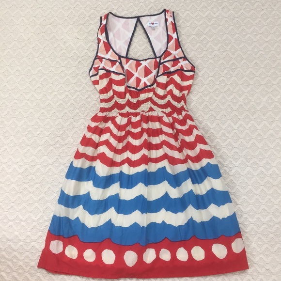 💕Anthropologie "We Love Vera" •High Seas Dress• - Picture 2 of 3