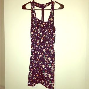 Baby blue pattern dress