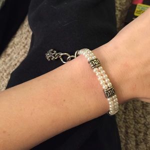 Brighton Pearl & Silver Toggle Bracelet!