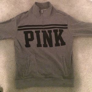VICTORIAS SECRET PINK QUARTER ZIP
