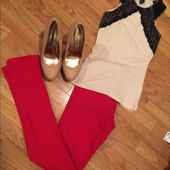 NWOT red skinny jeans - Picture 1 of 3