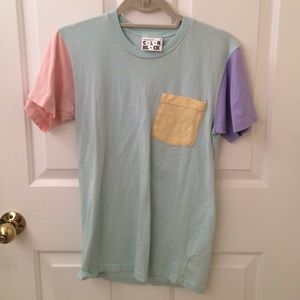 American Apparel Color Block Tee
