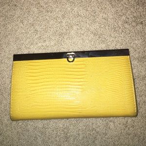 Yellow wallet