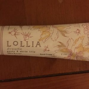 Lollia peony and shea butter hand cream