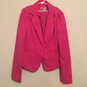 Pink blazer