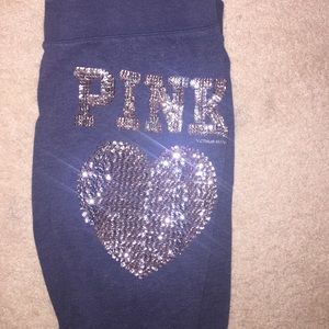 Pink Cropped Sweats