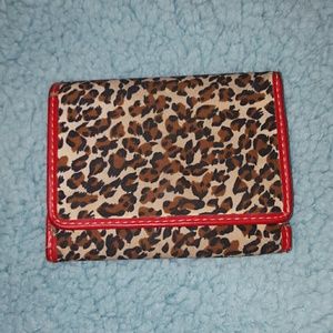 Red Leopard Wallet