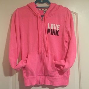 Victoria's Secret "Pink" zip up hoodie